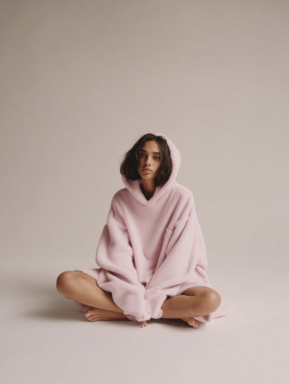 "Light Pink" Blanket Hoodie Unisex (Heavyweight)