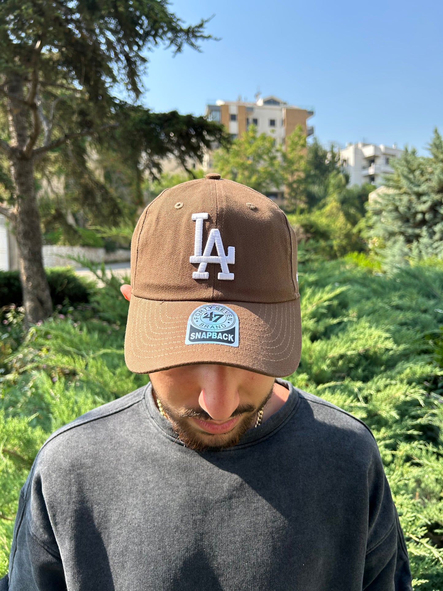 "LA Dodgers Brown" cap