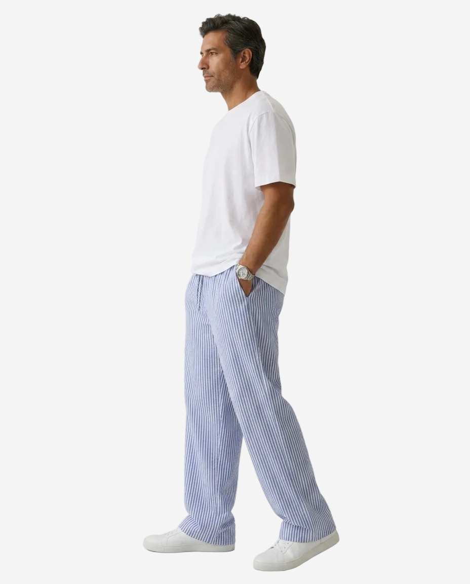 "Blue Striped" Sweatpants