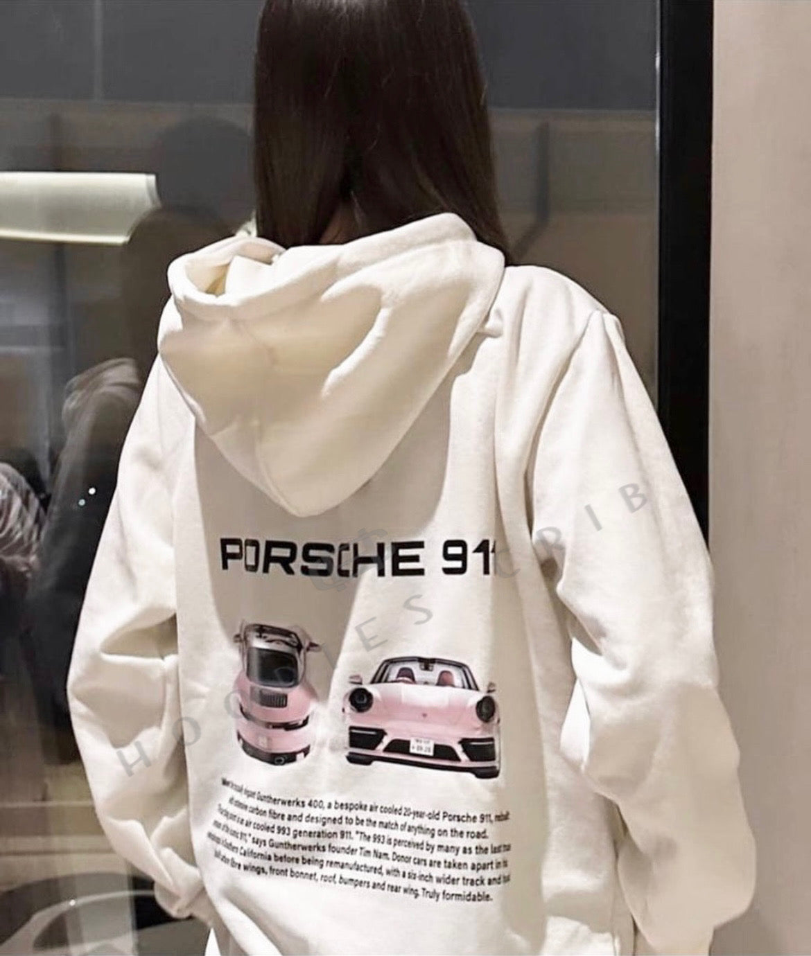 "Pink Porsche 911" hoodie