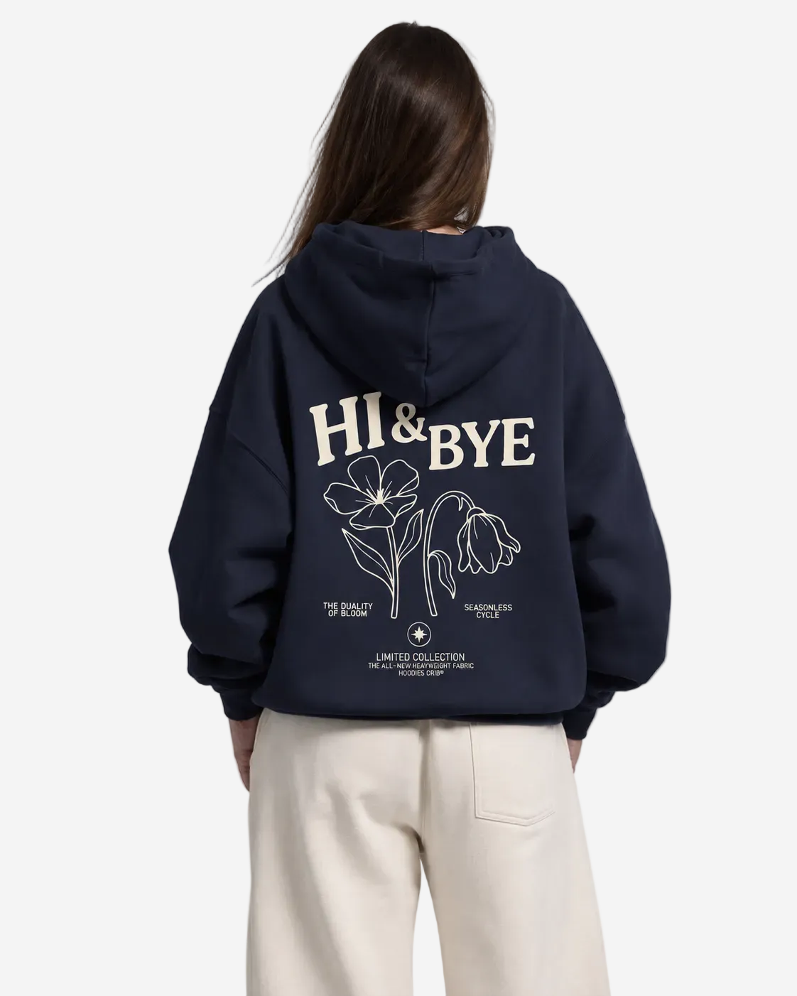 "Hi & bye" hoodie