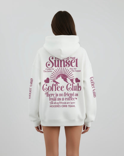 "Sunset Coffee Club" hoodie