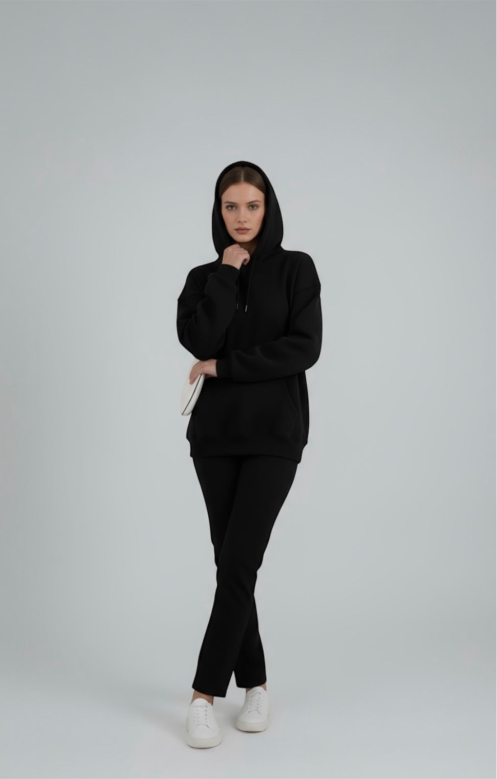 "Unisex Basic Black" hoodie