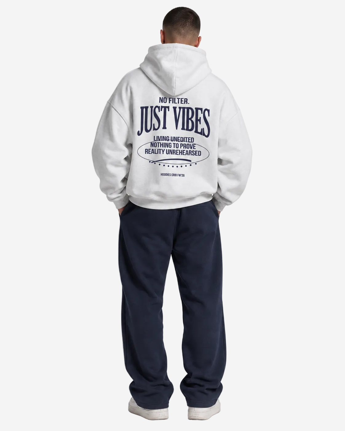 "No filter just vibes" hoodie