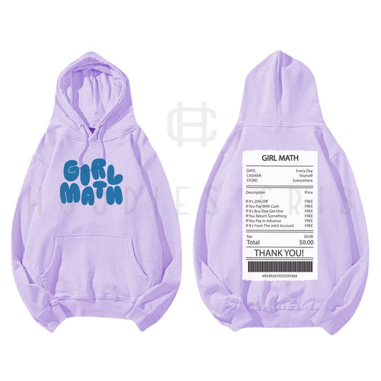 "Girl Math" hoodie