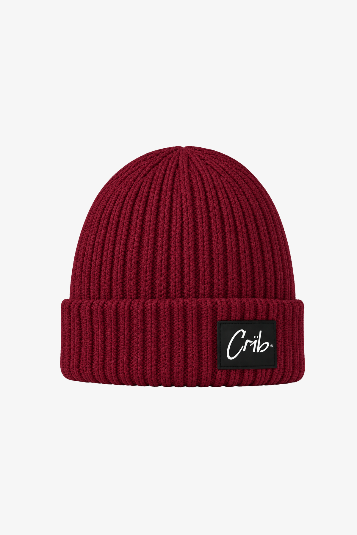 "Knit beanie" burgundy