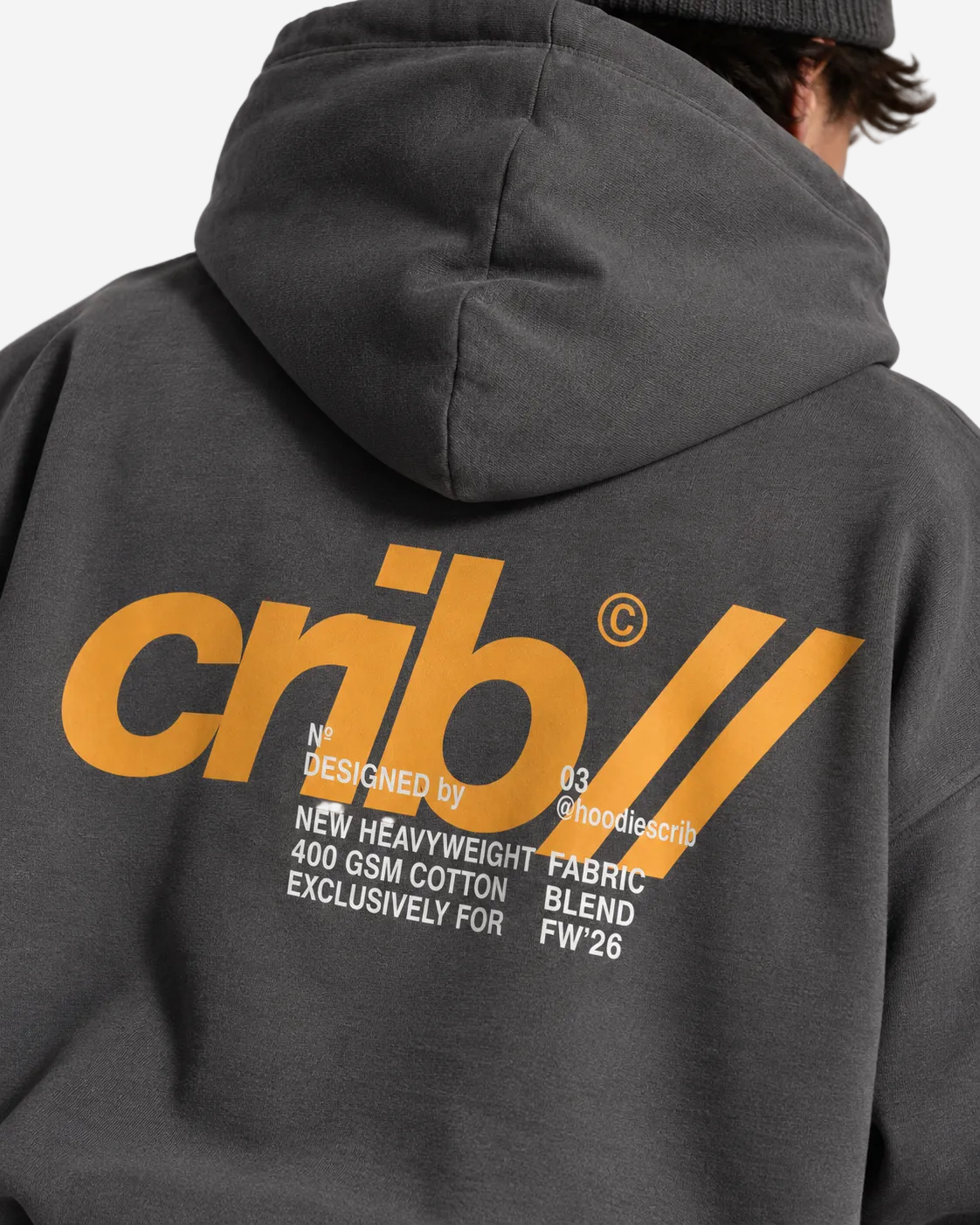 "Crib upgraded fabric" hoodie