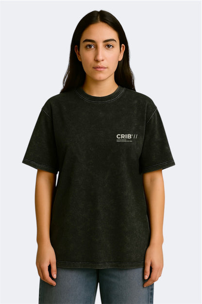 "Billiard Club" Acid Washed Oversized t-shirt