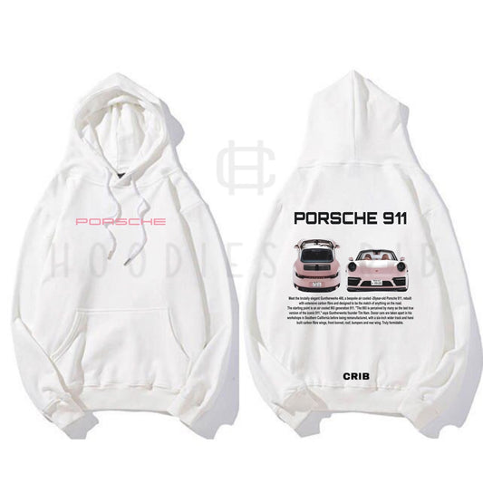 "Pink Porsche 911" hoodie