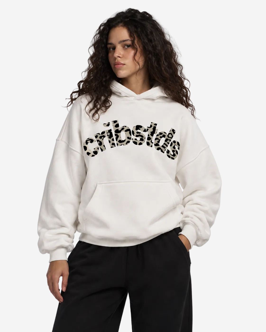 "Crib stds leopard" hoodie