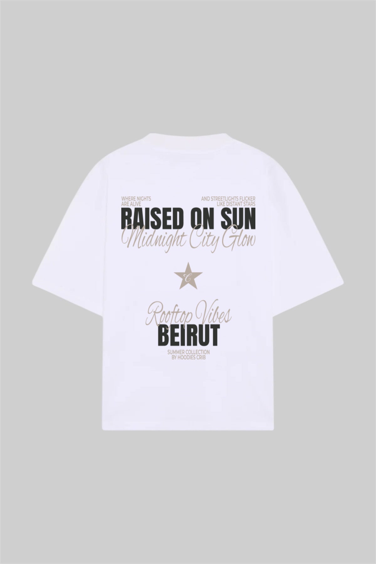 "Raised On Sun" t-shirt