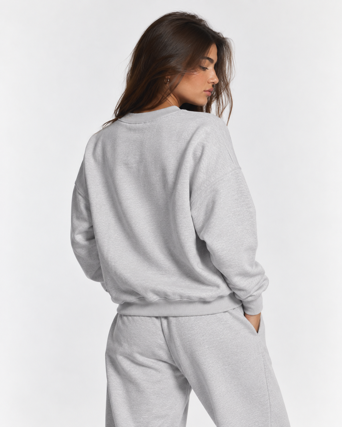 "Basic heather grey" sweater