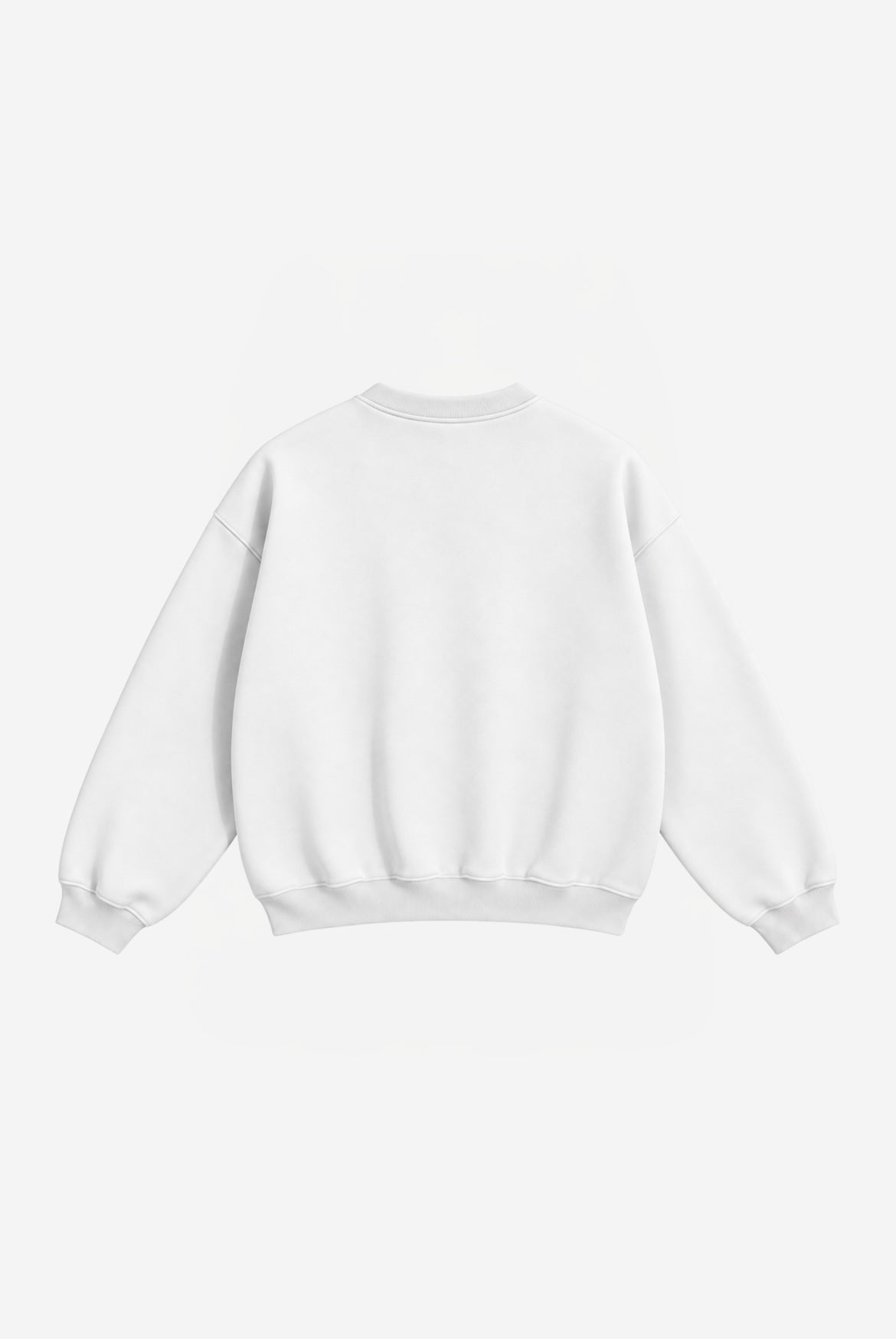"Basic white" sweater