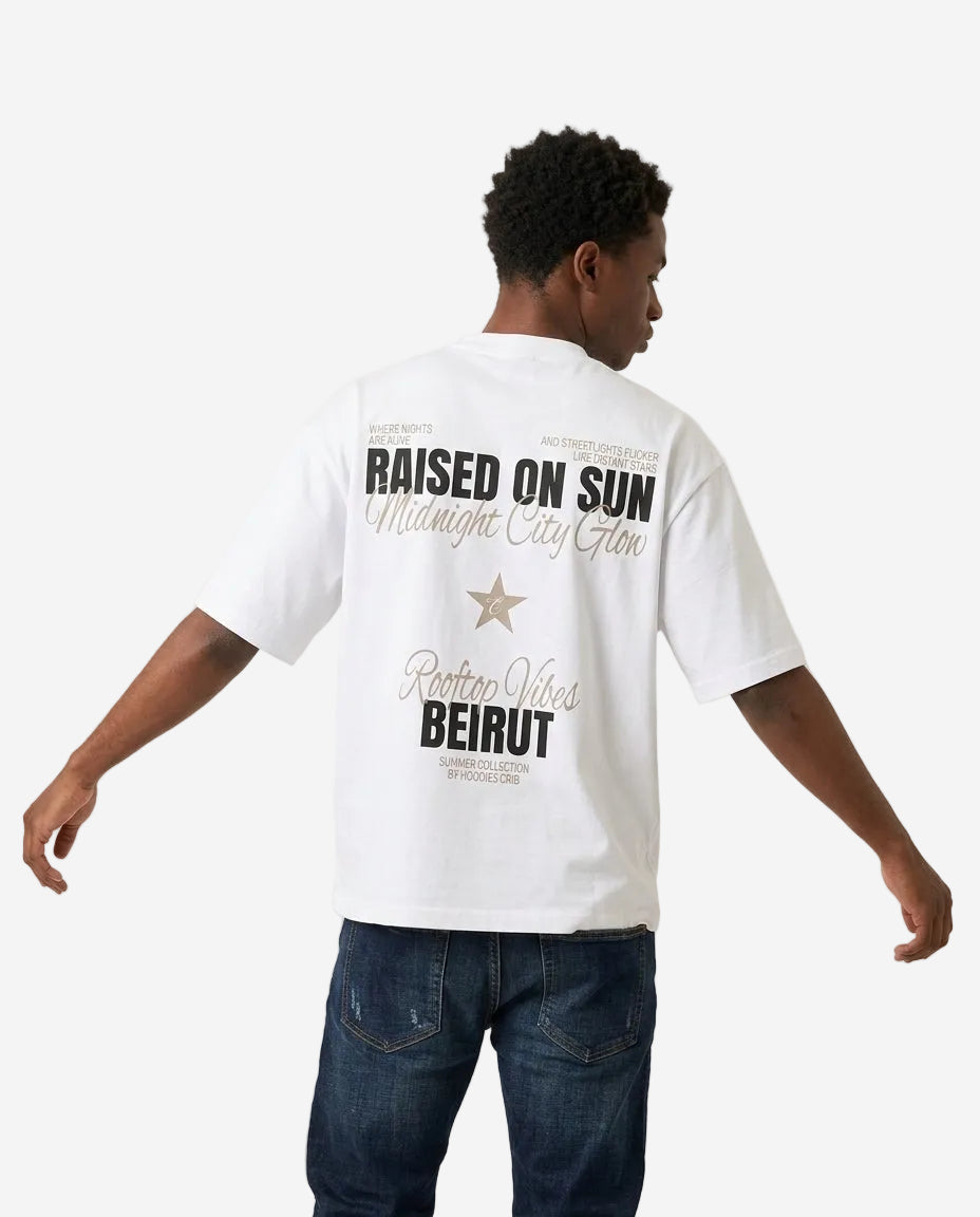 "Raised On Sun" t-shirt