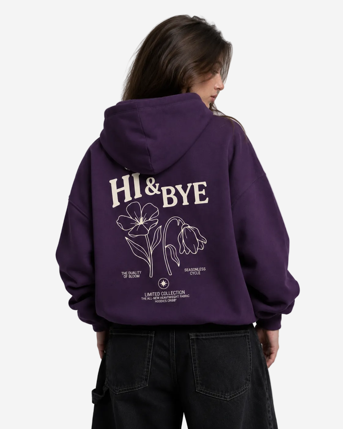 "Hi & bye" hoodie