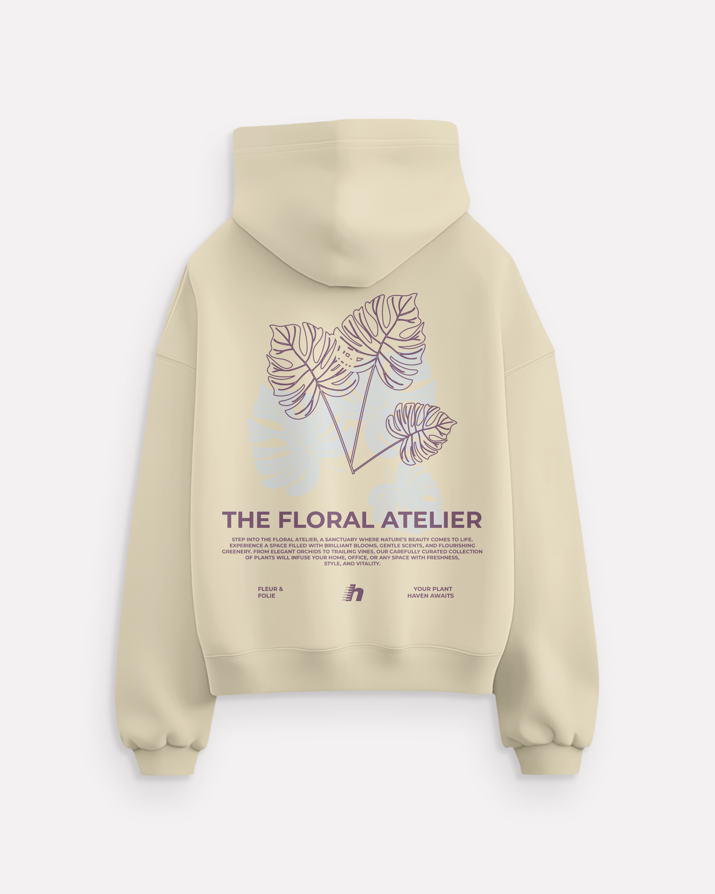 "The Floral Atelier" hoodie