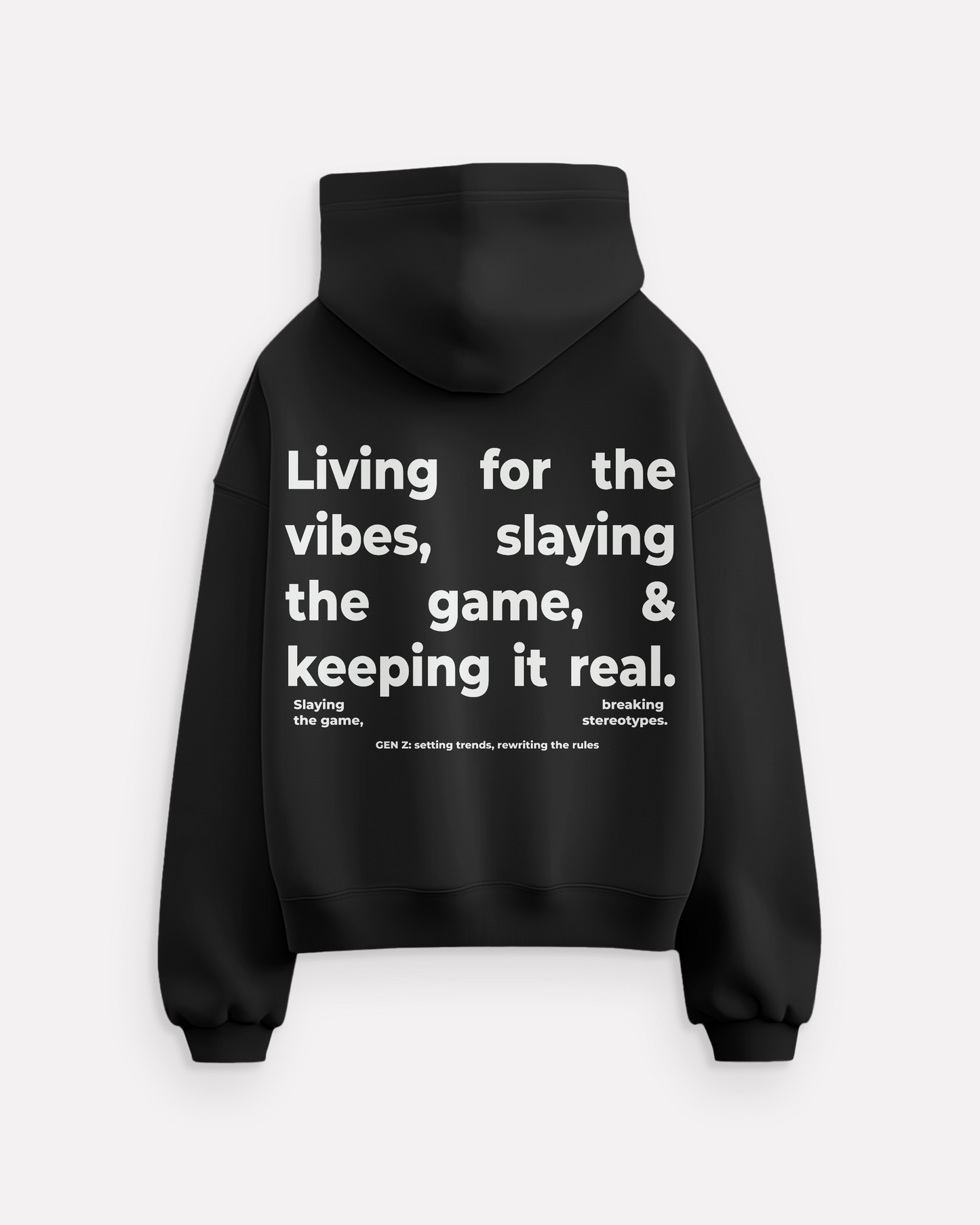"Living for the vibes" hoodie