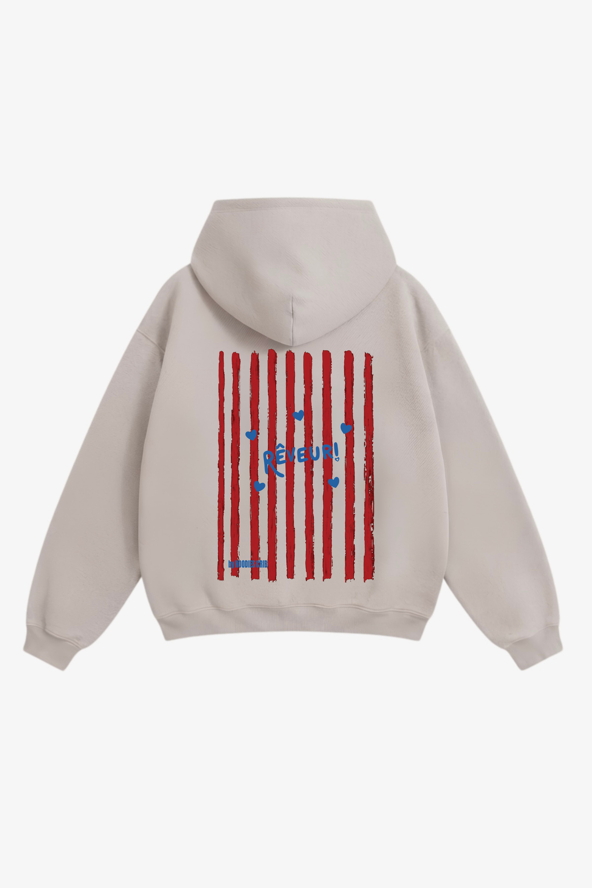 "Rêveur red lined" hoodie