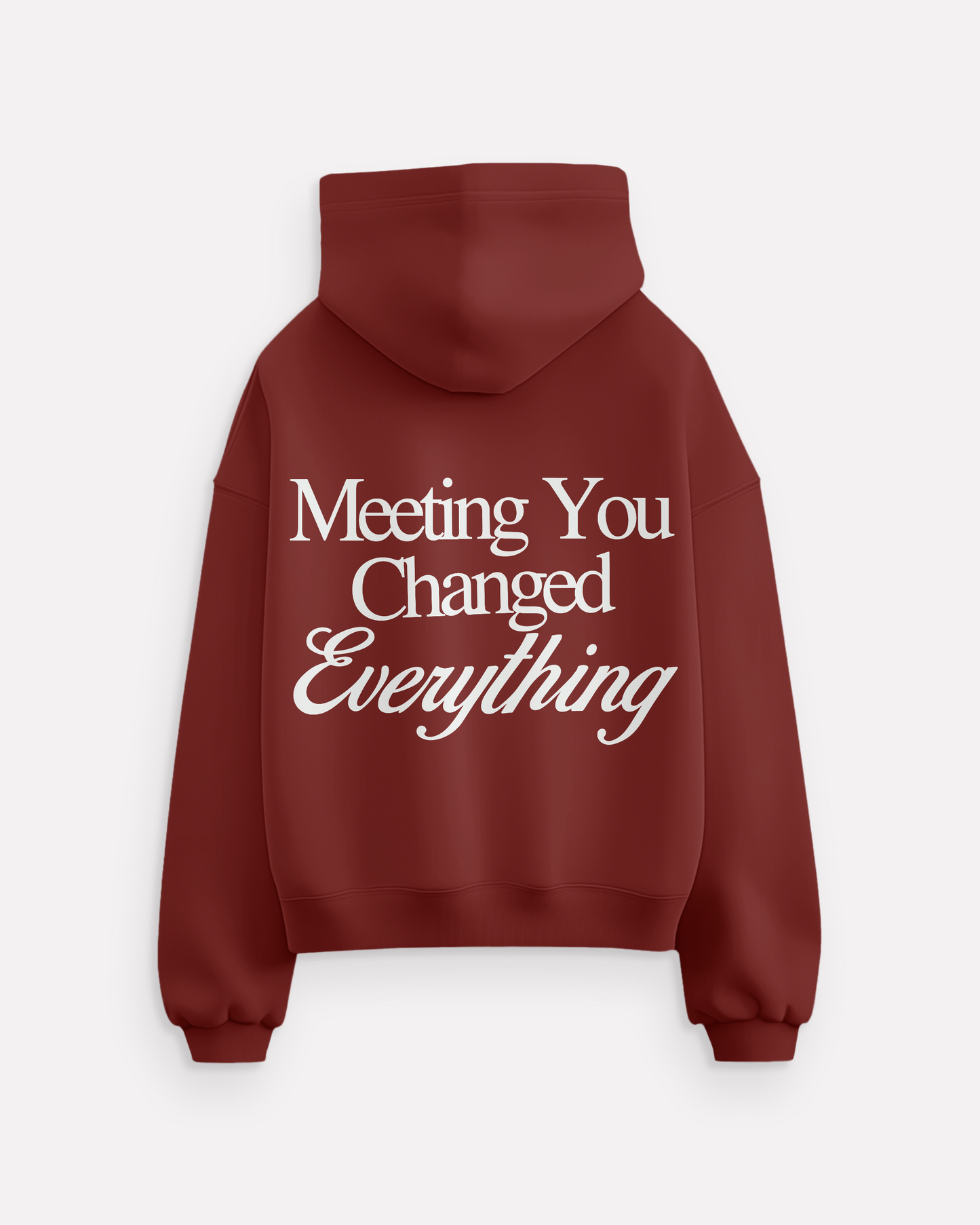 "Meeting You" hoodie white