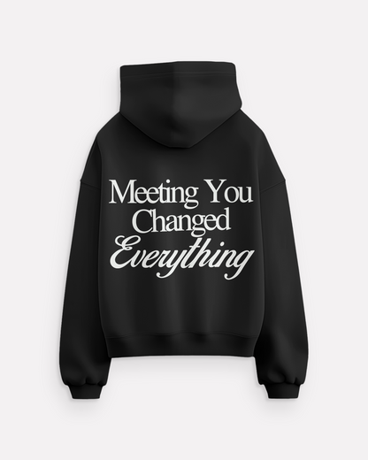 "Meeting You" hoodie white