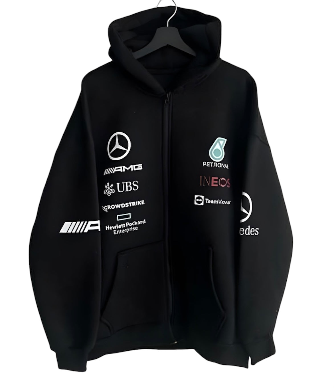 "Mercedes" zip-up hoodie (2 colors)