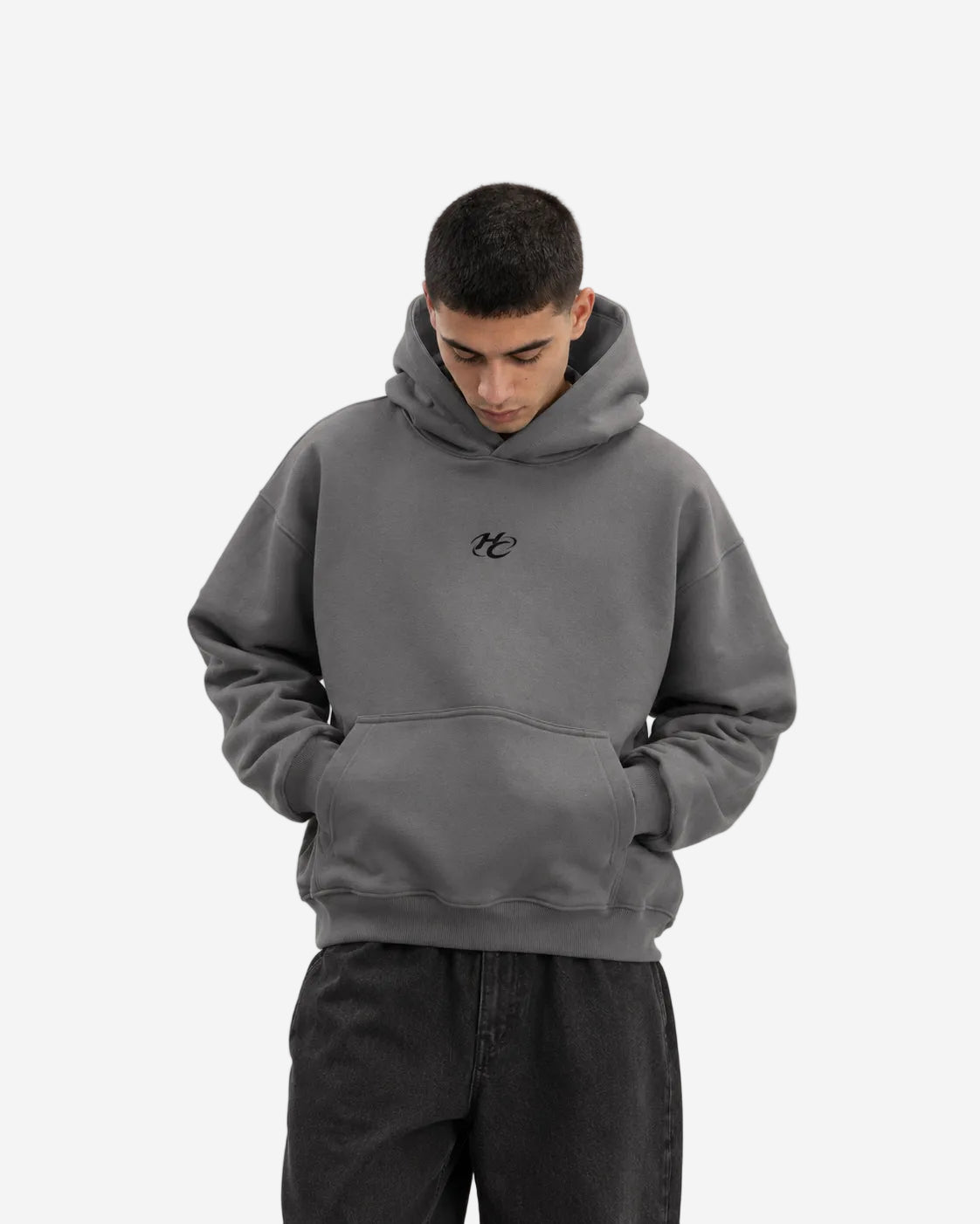 "Hc chest logo" hoodie
